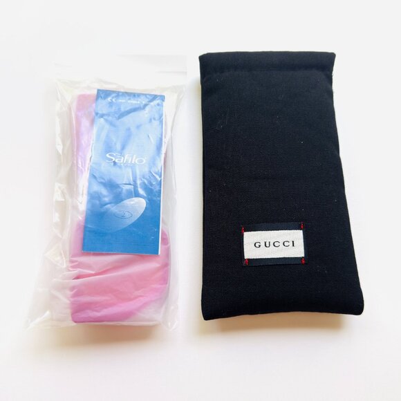 3666 GUCCI PINK SUNGLASSES OVERSIZED PINK LENS DESIGNER - Picture 10 of 11